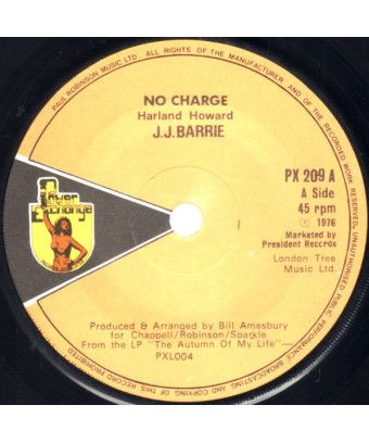 No Charge [JJ Barrie] - Vinyl 7", 45 RPM [product.brand] 1 - Shop I'm Jukebox 