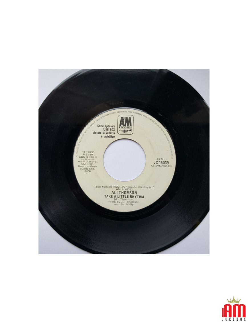 Eight Day Take A Little Rhythm [Hazel O'Connor,...] – Vinyl 7", Jukebox [product.brand] 1 - Shop I'm Jukebox 