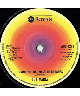 „Loving You Has Made Me Bananas [Guy Marks] – Vinyl 7“, 45 RPM, Single, Neuauflage [product.brand] 1 - Shop I'm Jukebox 