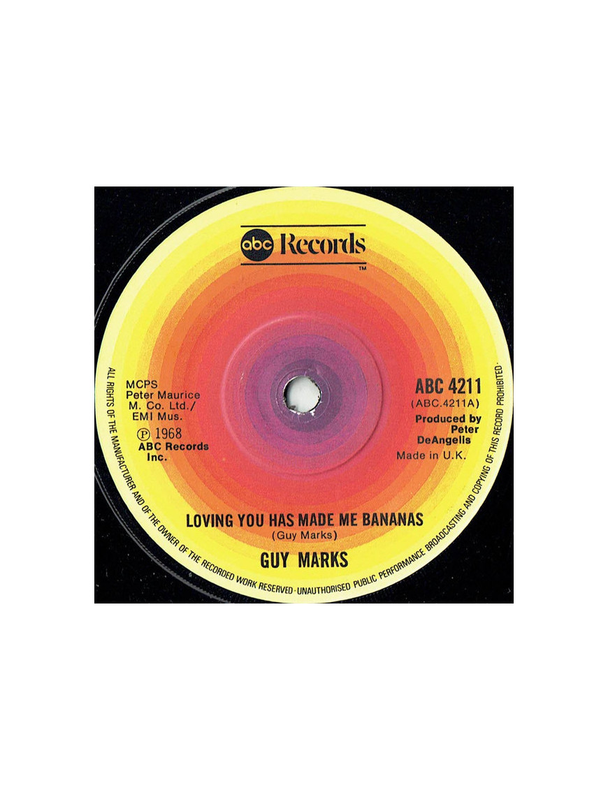 „Loving You Has Made Me Bananas [Guy Marks] – Vinyl 7“, 45 RPM, Single, Neuauflage [product.brand] 1 - Shop I'm Jukebox 