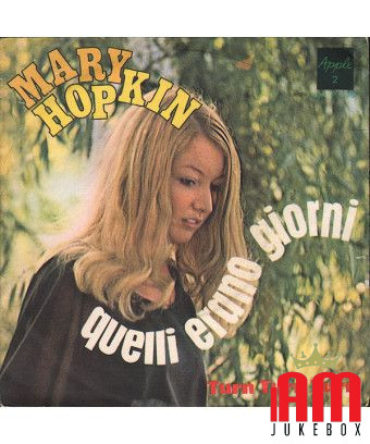 Quelli Erano Giorni [Mary Hopkin] - Vinyl 7", 45 RPM [product.brand] 1 - Shop I'm Jukebox 