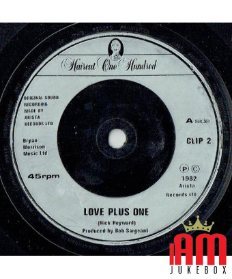 Love Plus One [Haircut One Hundred] - Vinyle 7", 45 tr/min, Single [product.brand] 1 - Shop I'm Jukebox 