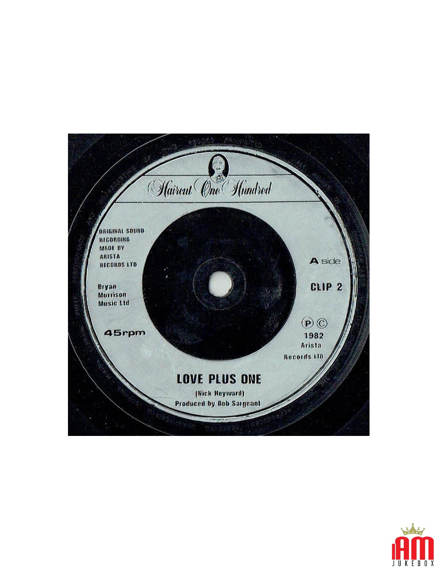 Love Plus One [Haircut One Hundred] - Vinyle 7", 45 tr/min, Single [product.brand] 1 - Shop I'm Jukebox 