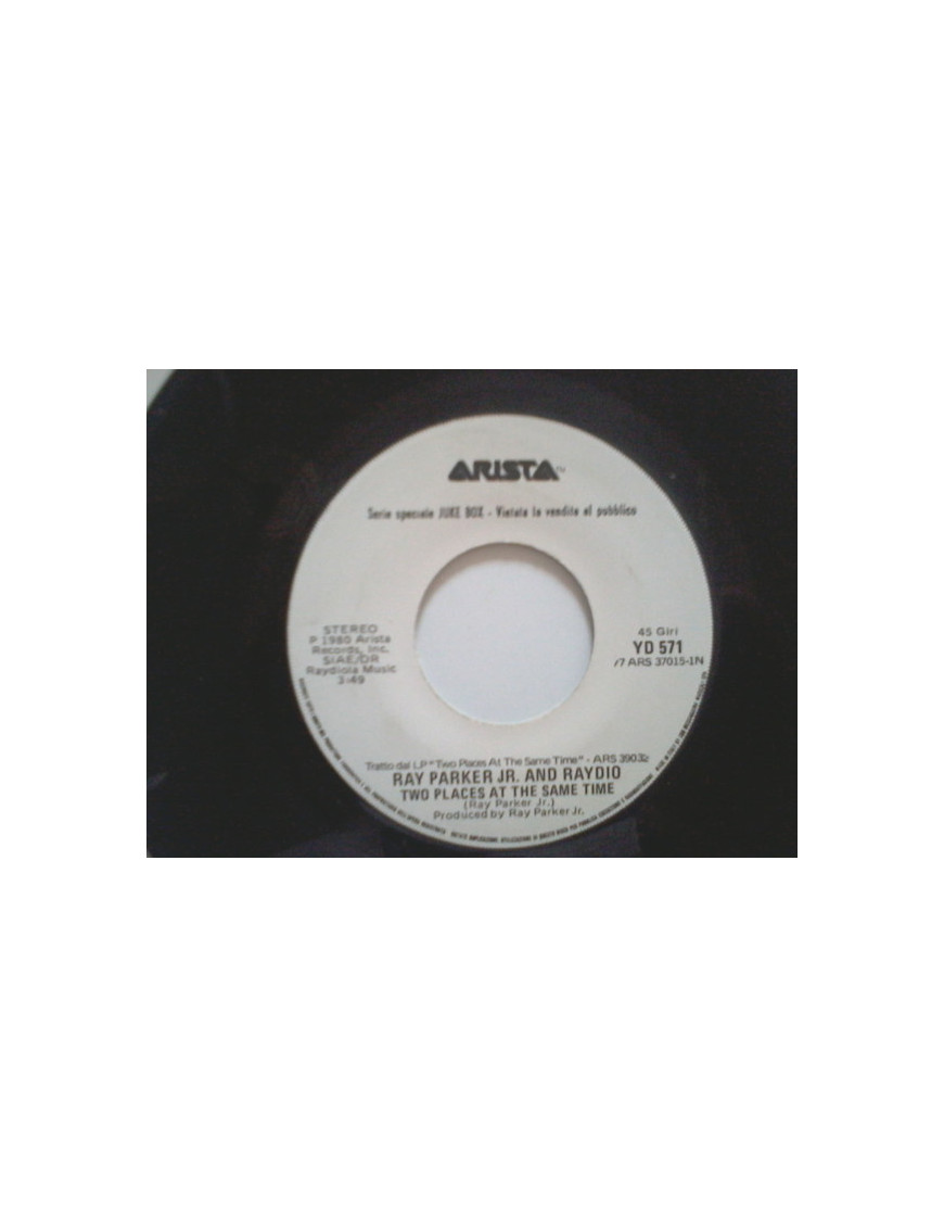  Deux endroits en même temps tombant amoureux [Raydio,...] - Vinyl 7", 45 RPM, Jukebox, Stéréo