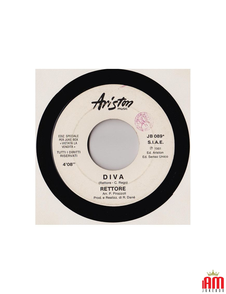 Diva Can't Get Enough Of You [Rettore,...] - Vinyl 7", 45 RPM, Jukebox [product.brand] 1 - Shop I'm Jukebox 