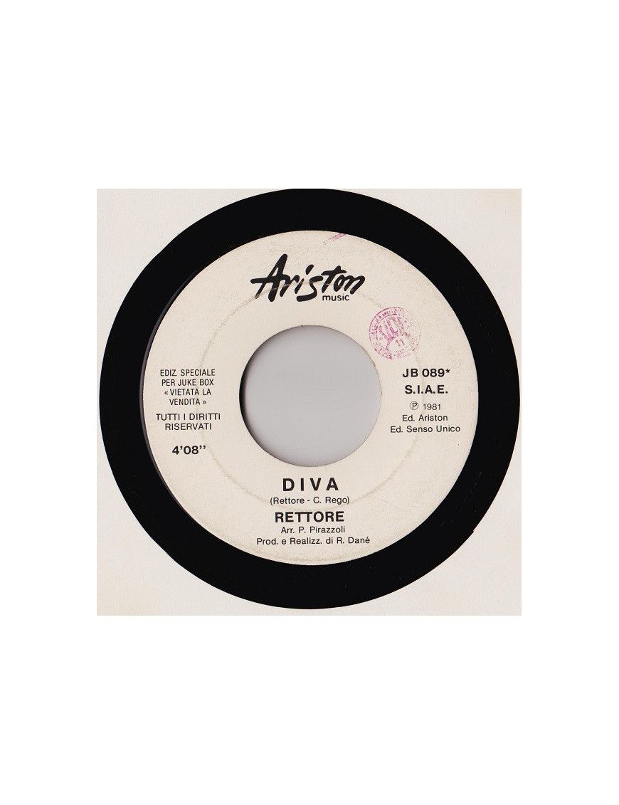 Diva ne peut pas en avoir assez de toi [Rettore,...] - Vinyl 7", 45 RPM, Jukebox [product.brand] 1 - Shop I'm Jukebox 