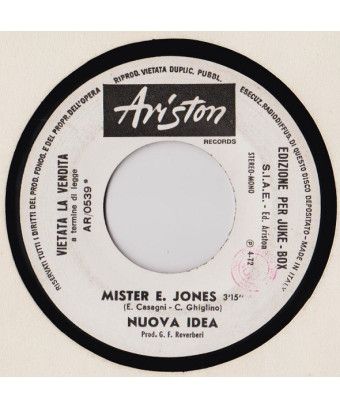 Mister E. Jones Il Mio Mondo D'Amore [Nuova Idea,...] - Vinyl 7", 45 RPM, Jukebox [product.brand] 1 - Shop I'm Jukebox 