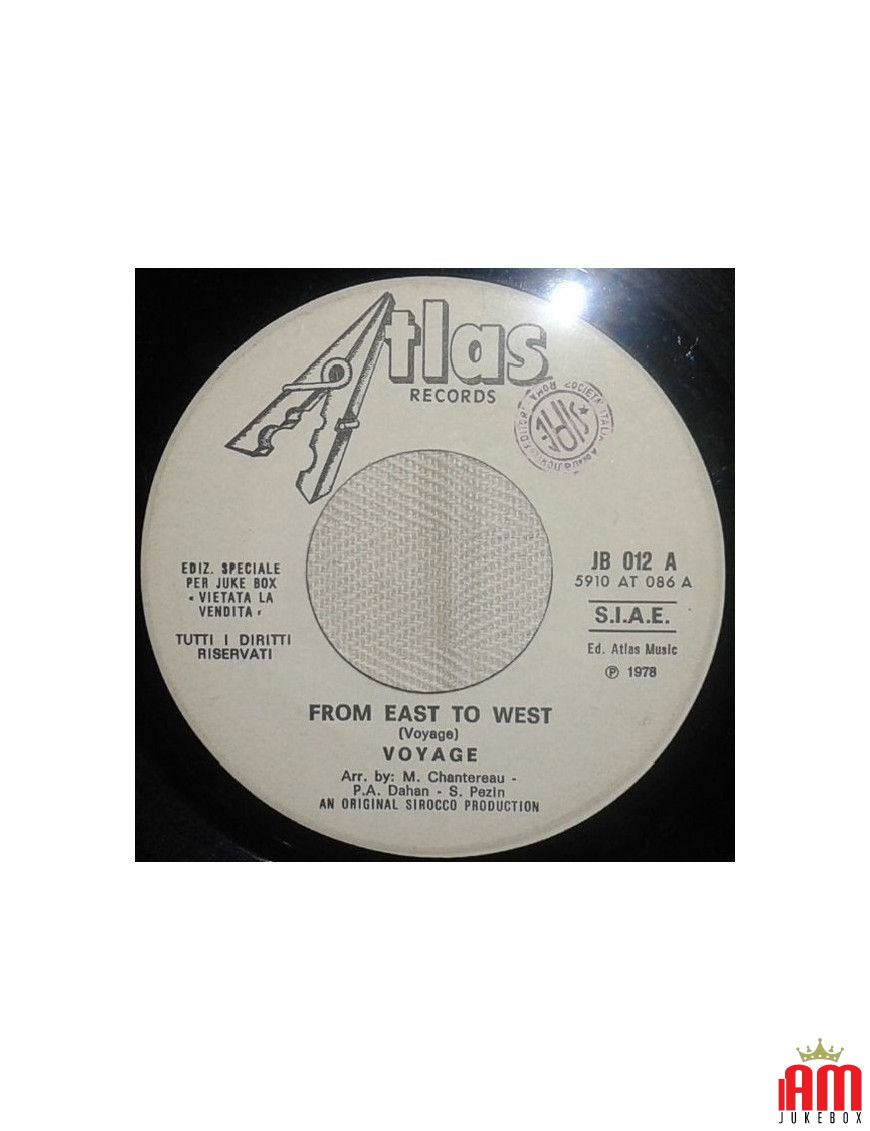 From East To West Kinda Groovie [Voyage,...] – Vinyl 7", 45 RPM, Jukebox [product.brand] 1 - Shop I'm Jukebox 