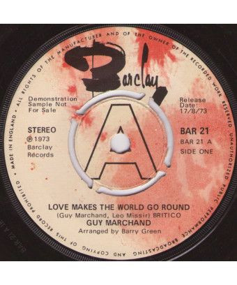 L'amour fait tourner le monde [Guy Marchand] - Vinyl 7", Promo [product.brand] 1 - Shop I'm Jukebox 