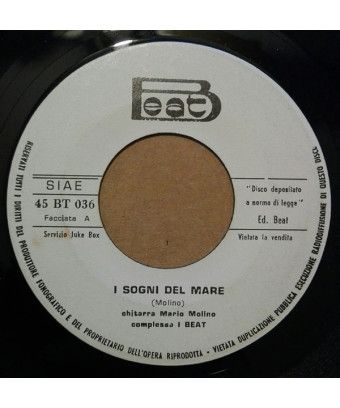 I Sogni Del Mare Operation Beat [Mario Molino] - Vinyl 7", 45 RPM, Jukebox [product.brand] 1 - Shop I'm Jukebox 