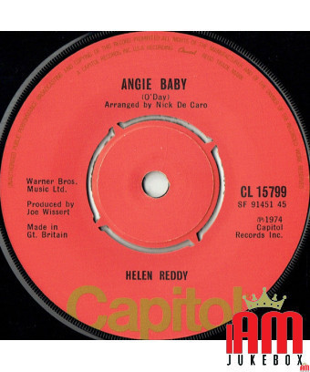 Angie Baby [Helen Reddy] - Vinyl 7", Single, 45 RPM [product.brand] 1 - Shop I'm Jukebox 