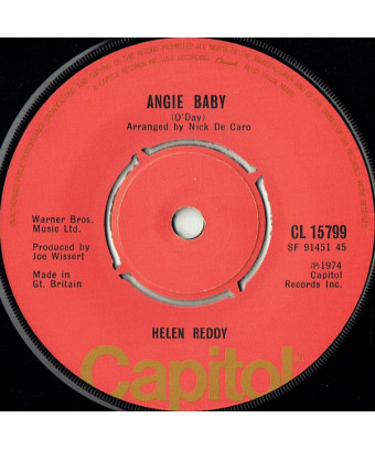Angie Baby [Helen Reddy] - Vinyle 7", Single, 45 tours [product.brand] 1 - Shop I'm Jukebox 