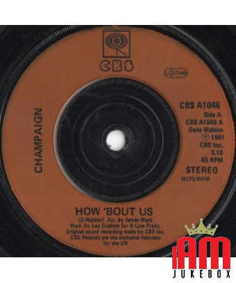 How 'Bout Us [Champaign] – Vinyl 7", 45 RPM, Single [product.brand] 1 - Shop I'm Jukebox 