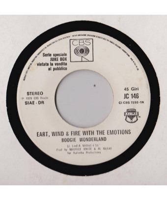 Boogie Wonderland C'est mon [Earth, Wind & Fire,...] - Vinyle 7", 45 RPM, Jukebox [product.brand] 1 - Shop I'm Jukebox 