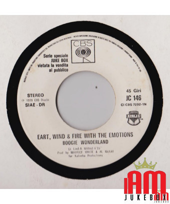 Boogie Wonderland Tocca A Me [Earth, Wind & Fire,...] - Vinyl 7", 45 RPM, Jukebox [product.brand] 1 - Shop I'm Jukebox 