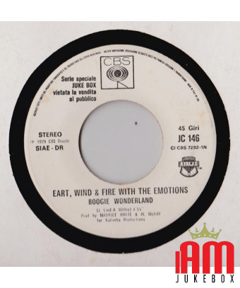 Boogie Wonderland It's My [Earth, Wind & Fire,...] - Vinyl 7", 45 RPM, Jukebox