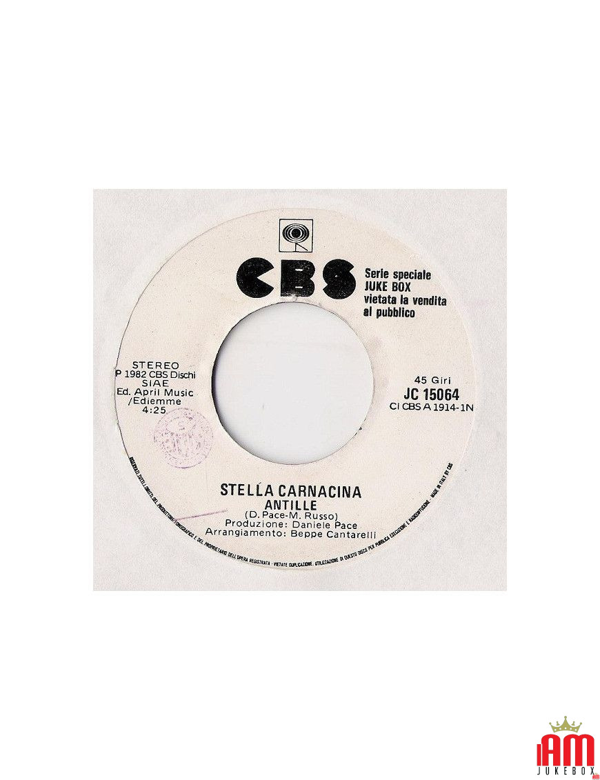 Antilles Pac-Man Fever [Stella Carnacina,...] – Vinyl 7", 45 RPM, Jukebox, Stereo [product.brand] 1 - Shop I'm Jukebox 