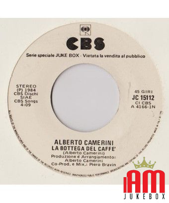 La Bottega Del Caffè Non Scendo [Alberto Camerini,...] – Vinyl 7", 45 RPM, Jukebox [product.brand] 1 - Shop I'm Jukebox 