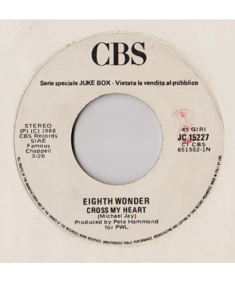 Cross My Heart   Emotion [Eighth Wonder,...] - Vinyl 7", 45 RPM, Jukebox