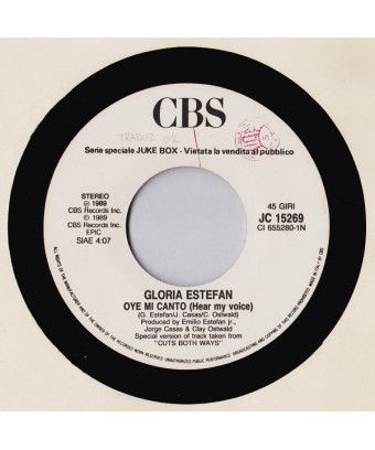 Oye Mi Canto (Hear My Voice) Chocolate Box [Gloria Estefan,...] - Vinyl 7", 45 RPM, Jukebox, Stereo [product.brand] 1 - Shop I'm