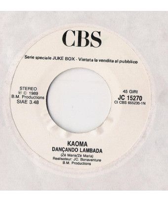 Dançando Lambada Hangin' Tough [Kaoma,...] - Vinyl 7", 45 RPM, Jukebox, Stereo [product.brand] 1 - Shop I'm Jukebox 