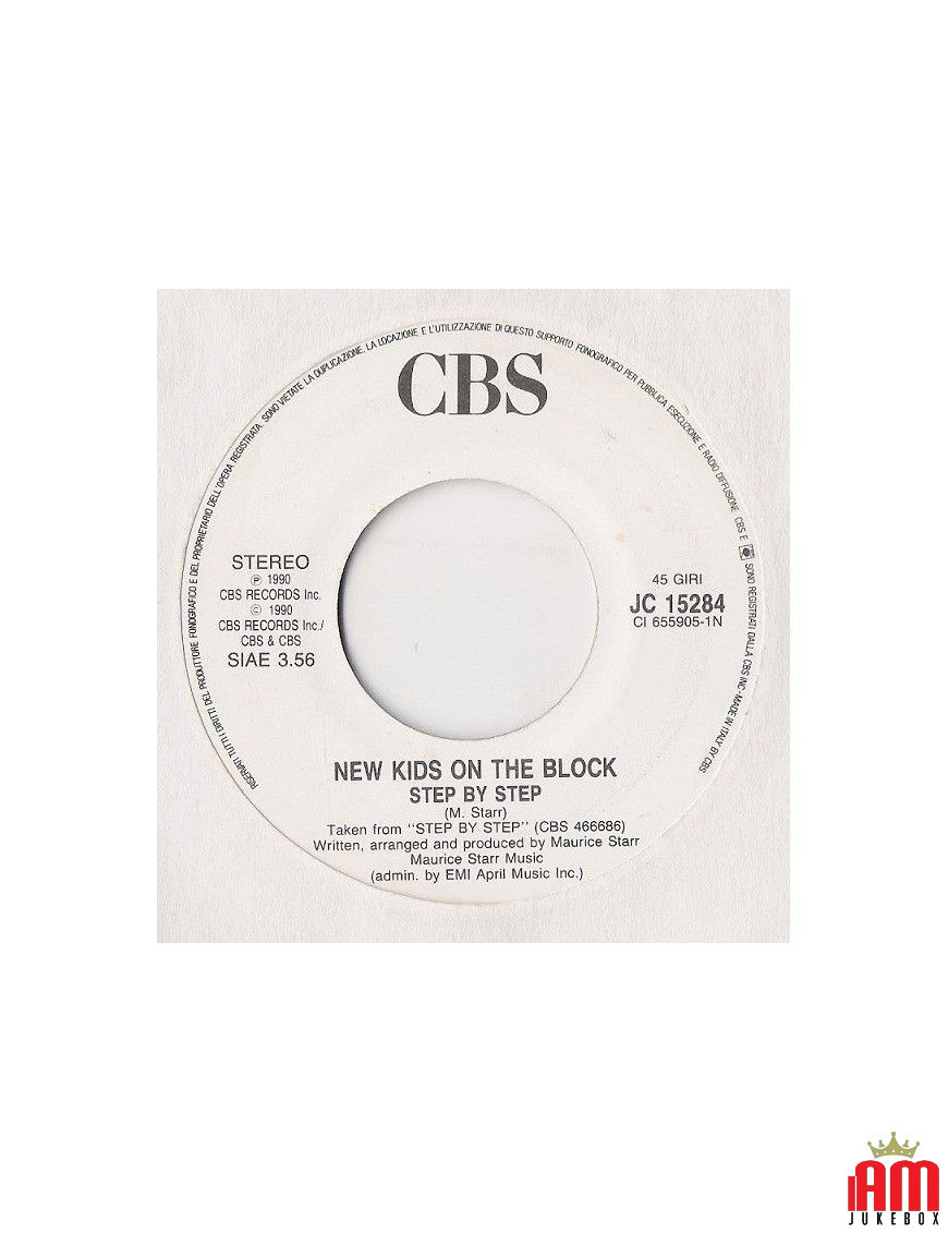 Step By Step Vision Of Love [New Kids On The Block,...] - Vinyl 7", 45 RPM, Stereo [product.brand] 1 - Shop I'm Jukebox 