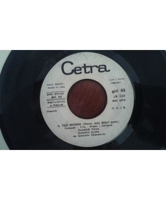 One Year Plus Your World [Claudio Villa] - Vinyl 7", 45 RPM, Jukebox [product.brand] 1 - Shop I'm Jukebox 