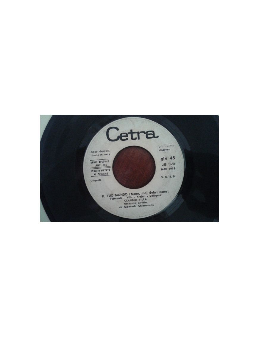 One Year Plus Your World [Claudio Villa] - Vinyl 7", 45 RPM, Jukebox [product.brand] 1 - Shop I'm Jukebox 