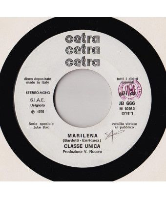 Marilena Instead Now [Classe Unica,...] – Vinyl 7", 45 RPM, Jukebox [product.brand] 1 - Shop I'm Jukebox 