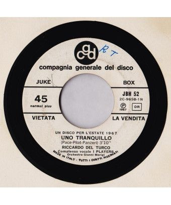 Uno Tranquillo La Rose Noire [Riccardo Del Turco,...] - Vinyl 7", 45 RPM, Jukebox [product.brand] 1 - Shop I'm Jukebox 