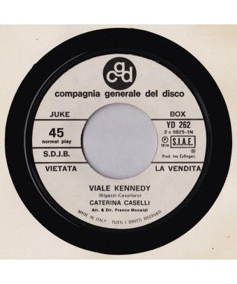 Viale Kennedy La Primavera [Caterina Caselli,...] – Vinyl 7", 45 RPM, Jukebox [product.brand] 1 - Shop I'm Jukebox 