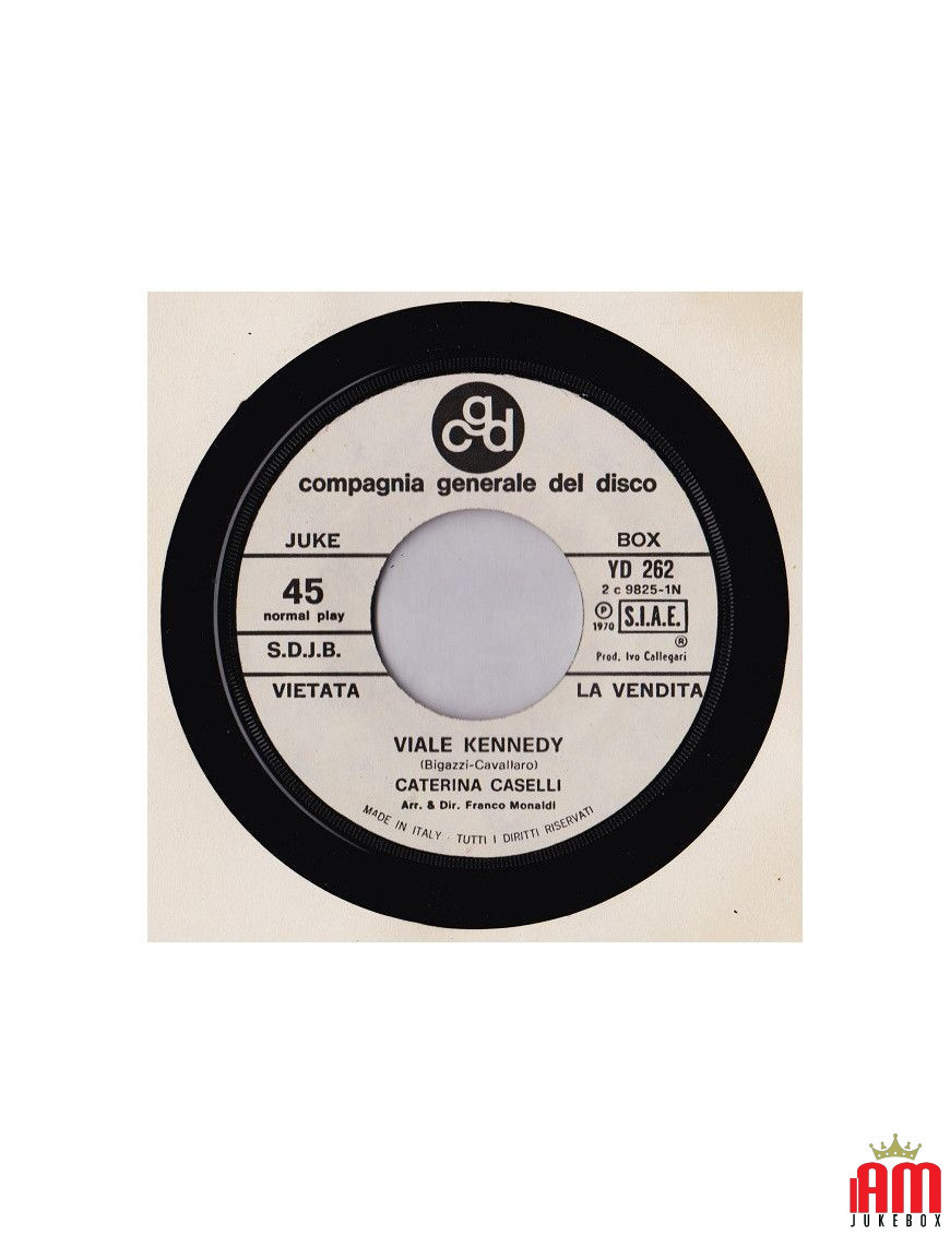 Viale Kennedy La Primavera [Caterina Caselli,...] - Vinyl 7", 45 RPM, Jukebox [product.brand] 1 - Shop I'm Jukebox 