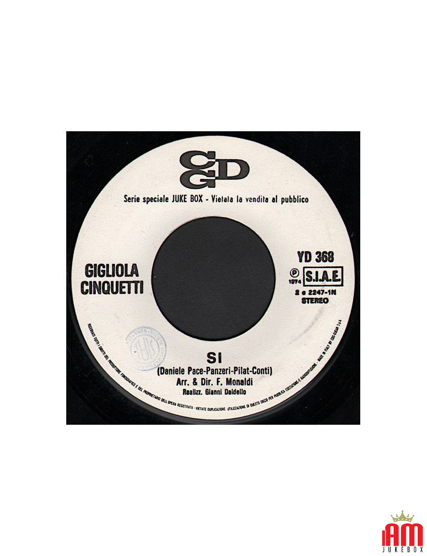 Essayons de tomber amoureux [Gigliola Cinquetti,...] - Vinyl 7", 45 RPM, Jukebox [product.brand] 1 - Shop I'm Jukebox 