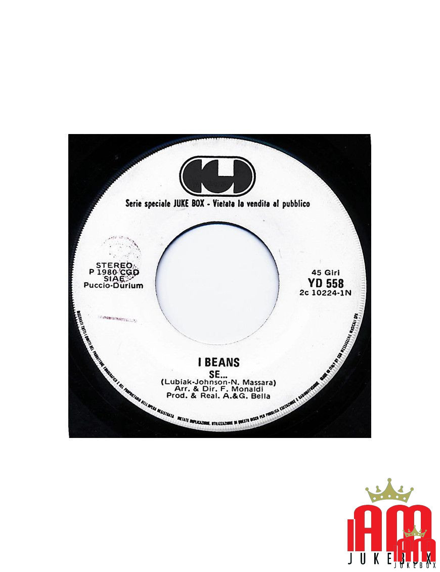 If... You're a Bomb [I Beans,...] - Vinyl 7", 45 RPM, Jukebox, Stereo [product.brand] 1 - Shop I'm Jukebox 