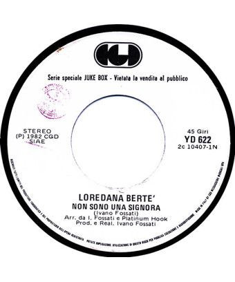 Je ne suis pas une Bull Torero Lady [Loredana Bertè,...] - Vinyl 7", 45 RPM, Jukebox [product.brand] 1 - Shop I'm Jukebox 