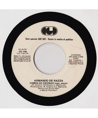 Vamos Ad Escobar (Vers. Remix) Agent Double O Soul [Armando De Razza,...] - Vinyle 7", 45 RPM, Jukebox [product.brand] 1 - Shop 