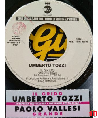 Il Grido Grande [Umberto Tozzi,...] - Vinyl 7", 45 RPM, Promo [product.brand] 1 - Shop I'm Jukebox 