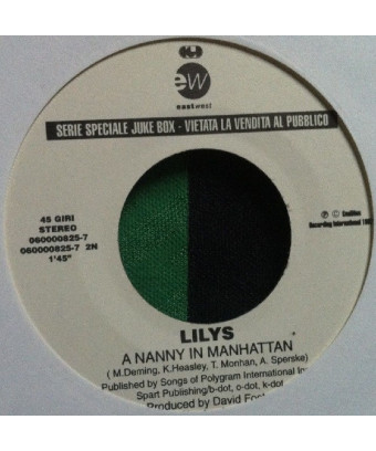  La meilleure chose qu'une nounou à Manhattan [Ivy,...] - Vinyl 7", 45 RPM, Jukebox