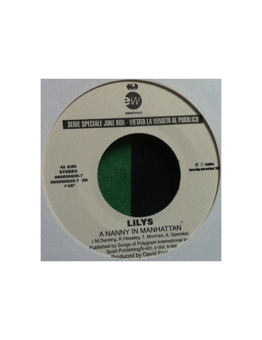  La meilleure chose qu'une nounou à Manhattan [Ivy,...] - Vinyl 7", 45 RPM, Jukebox