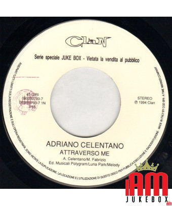 À travers moi [Adriano Celentano] - Vinyl 7", 45 RPM, Jukebox [product.brand] 1 - Shop I'm Jukebox 