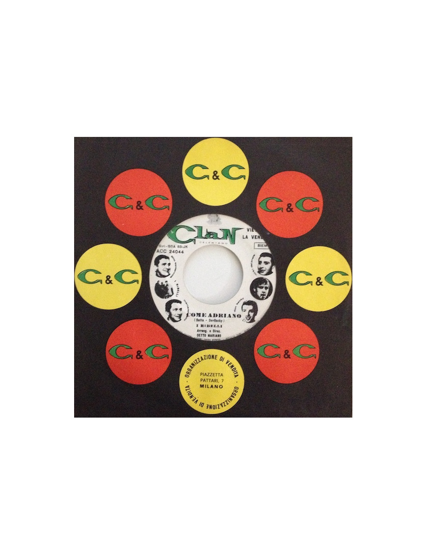 Come Adriano   Il Nostro Tempo [I Ribelli,...] - Vinyl 7", 45 RPM, Jukebox