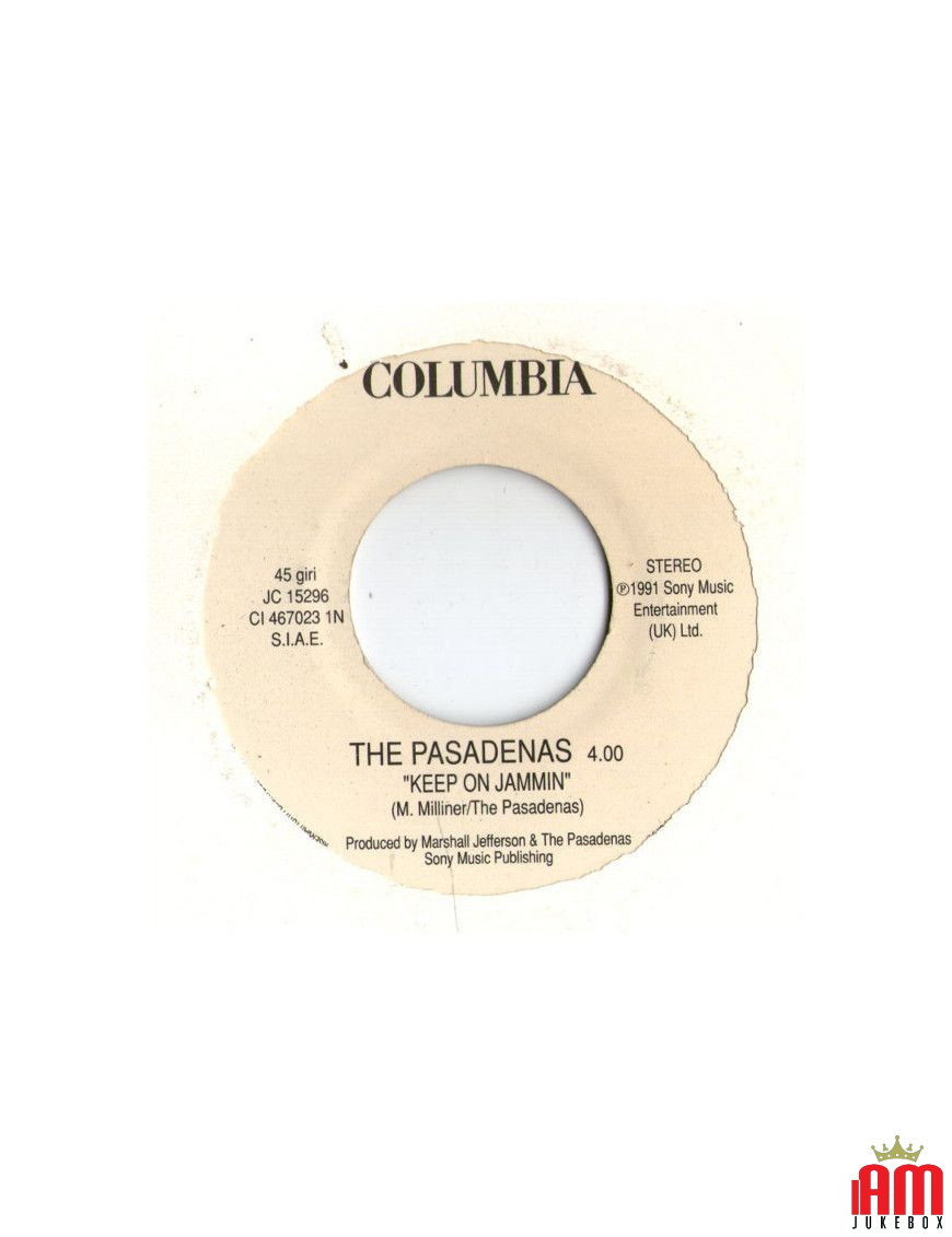 Keep On Jammin' It Won't Be Long [The Pasadenas,...] - Vinyl 7", 45 RPM, Jukebox [product.brand] 1 - Shop I'm Jukebox 