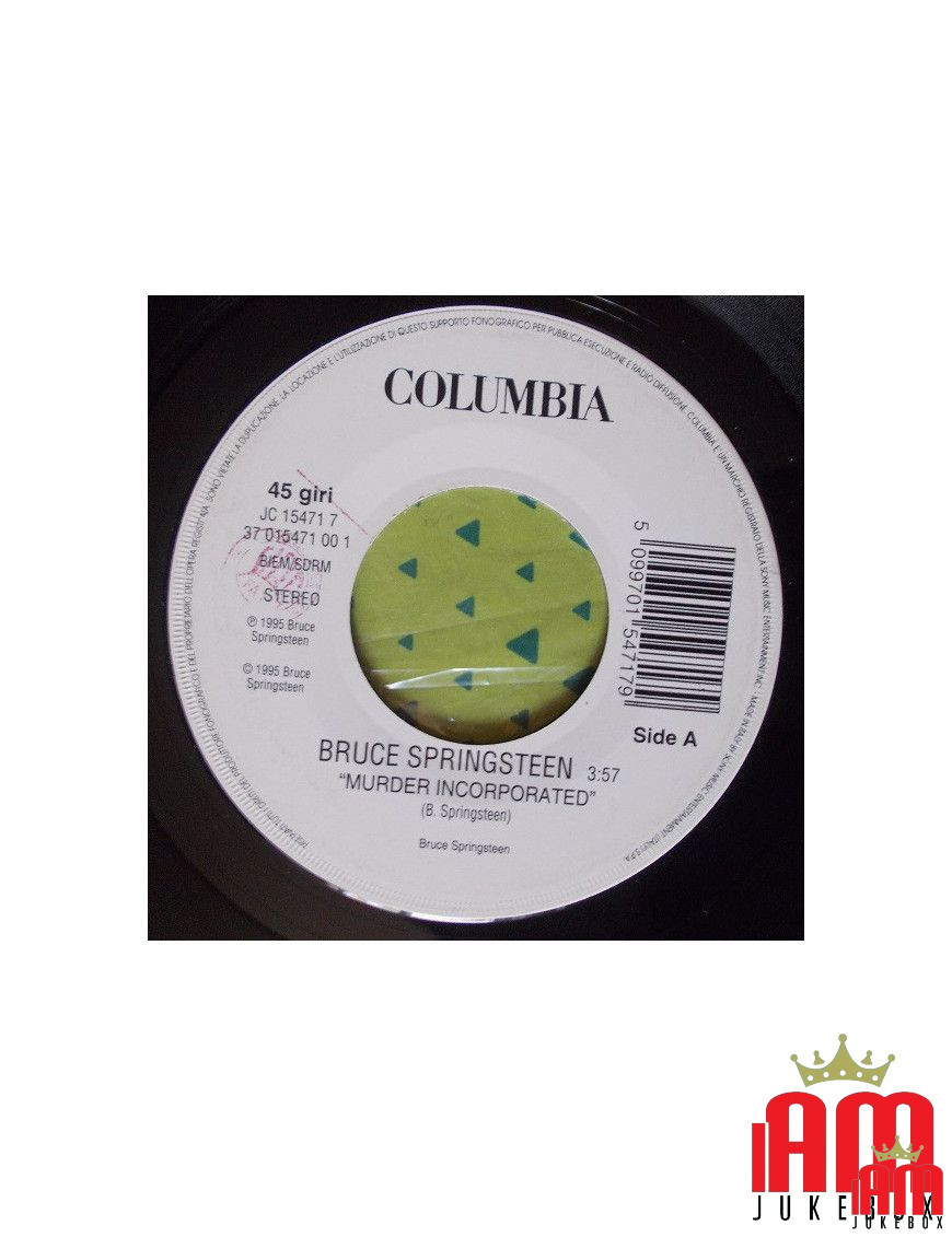 Murder Incorporated Melt Love [Bruce Springsteen,...] – Vinyl 7", 45 RPM, Jukebox, Promo [product.brand] 1 - Shop I'm Jukebox 