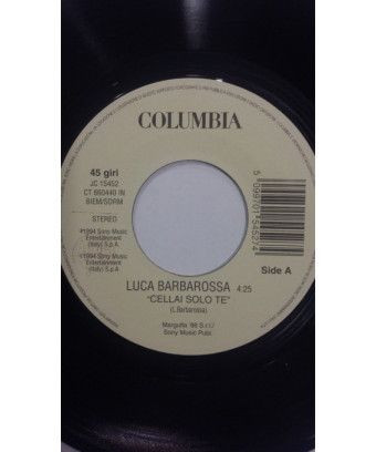 Cellai Only You When the Sun Sets [Luca Barbarossa,...] - Vinyl 7", 45 RPM, Jukebox [product.brand] 1 - Shop I'm Jukebox 