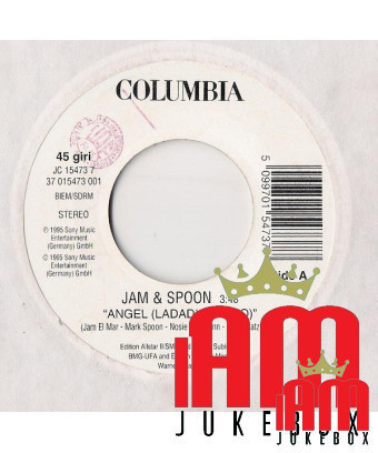 Angel (Ladadi O-Heyo) Gimme Little Sign [Jam & Spoon,...] - Vinyl 7", 45 RPM, Jukebox [product.brand] 1 - Shop I'm Jukebox 