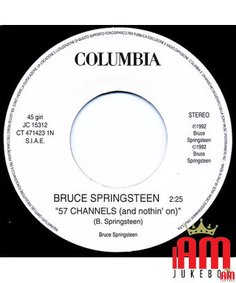 57 Channels (And Nothin' On) Il Pipppero [Bruce Springsteen,...] - Vinyle 7", 45 RPM, Jukebox [product.brand] 1 - Shop I'm Jukeb
