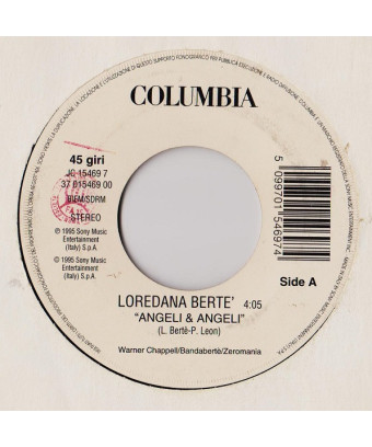 Angels & Angels The Days of Harmony [Loredana Bertè,...] – Vinyl 7", 45 RPM, Jukebox [product.brand] 1 - Shop I'm Jukebox 