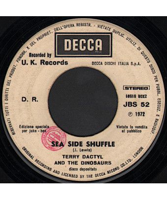 Sea Side Shuffle Sugar Me [Terry Dactyl And The Dinosaurs,...] - Vinyl 7", 45 RPM, Jukebox [product.brand] 1 - Shop I'm Jukebox 