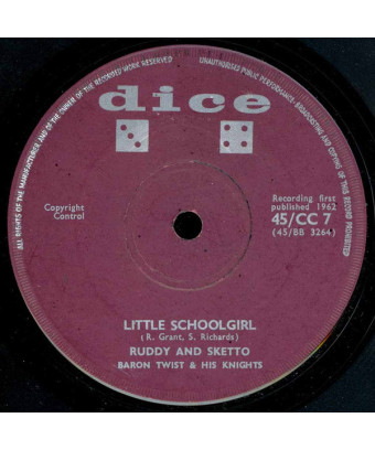 Petite écolière Hush Baby [Ruddy And Sketto,...] - Vinyl 7", 45 RPM, Single [product.brand] 1 - Shop I'm Jukebox 