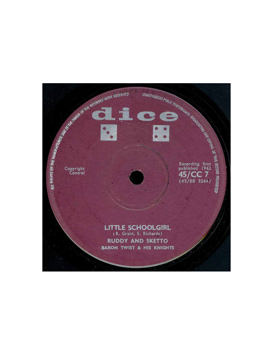 Little Schoolgirl   Hush Baby [Ruddy And Sketto,...] - Vinyl 7", 45 RPM, Single